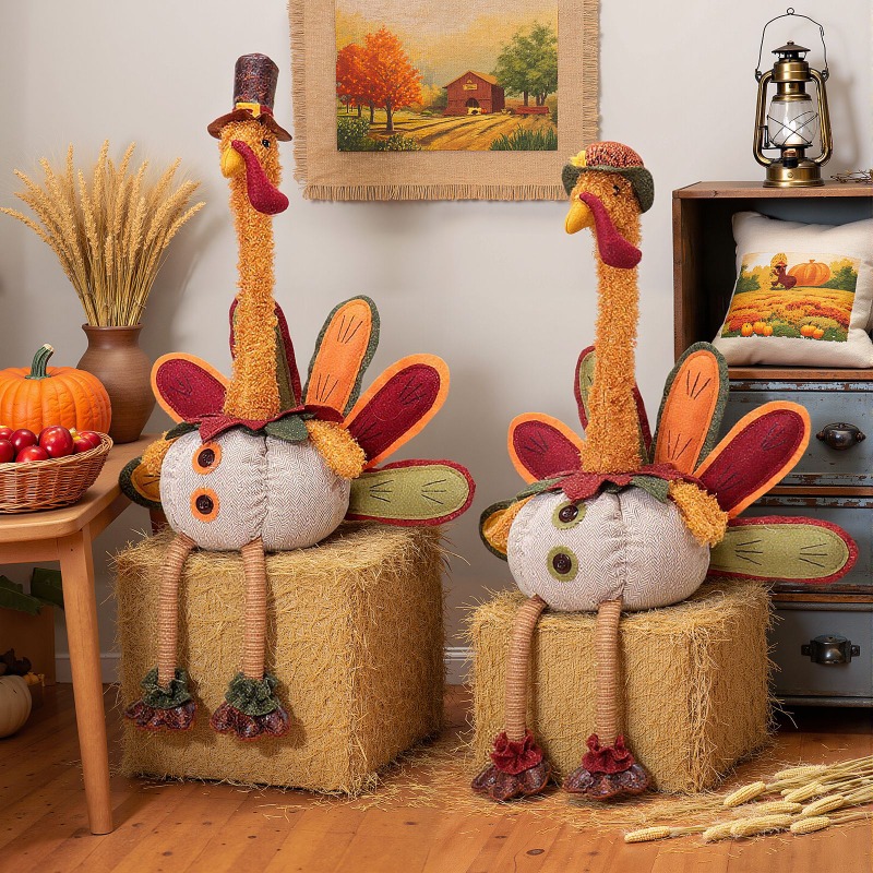 Home Textiles Turkey - Lalka indyka na Święto Dziękczynienia, jesienna