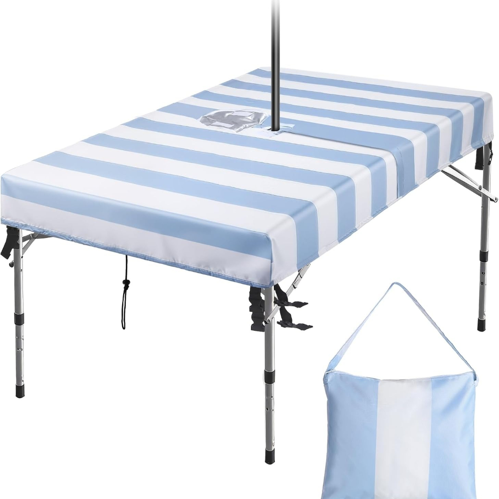 Home Textiles News - Obrus ogrodowy z otworem na parasol