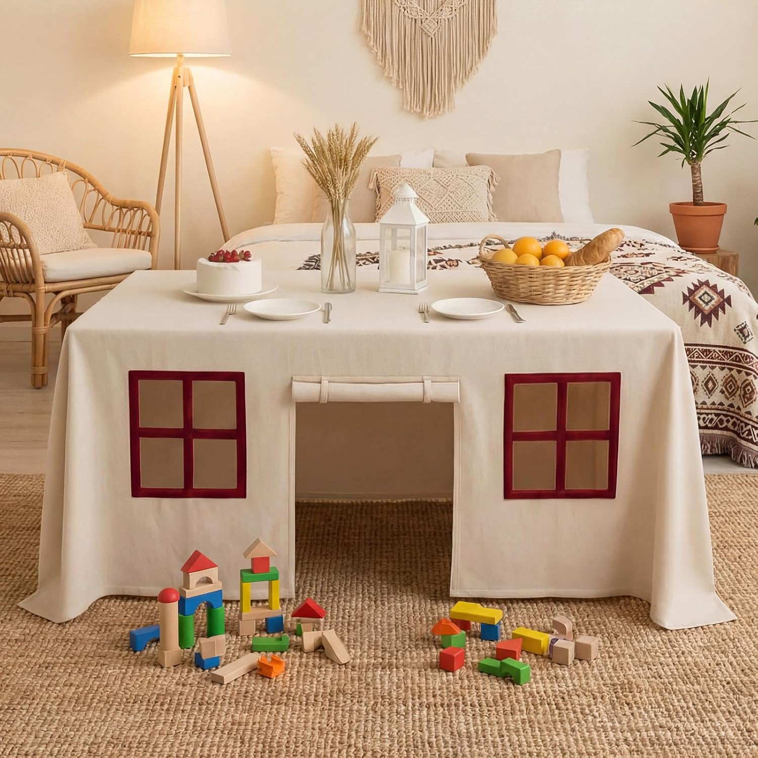Home Textiles News - Duży obrus do pokoju gier, na