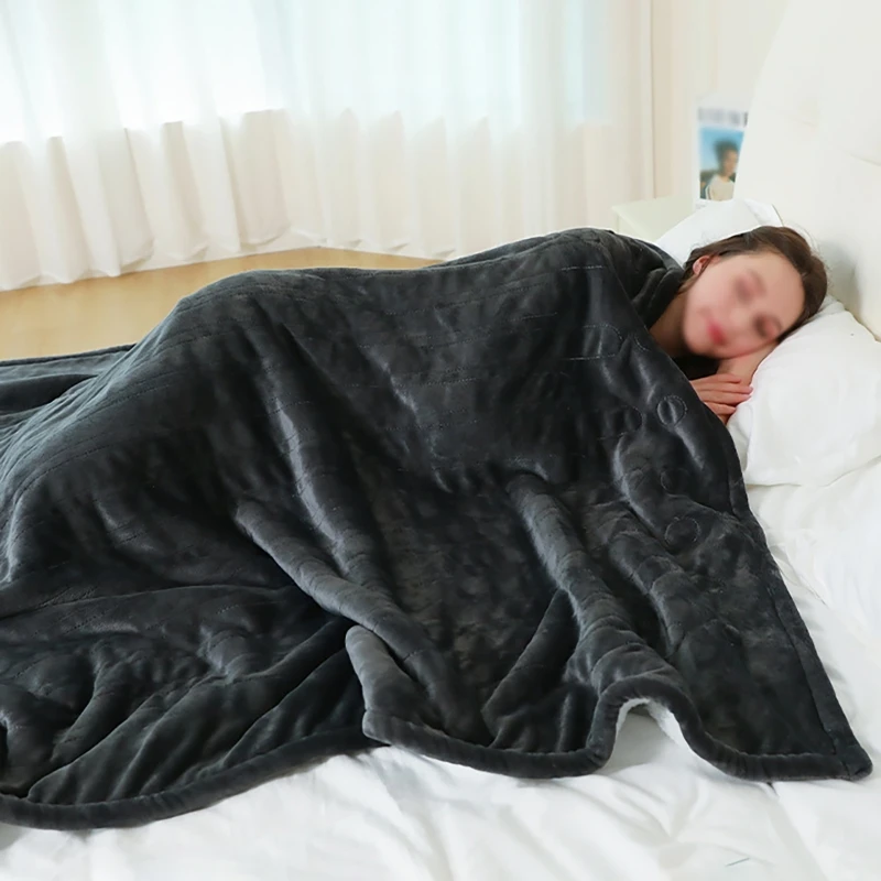 Electric Blanket Heated - Koc elektryczny Poduszka grzewcza Flanelowy koc