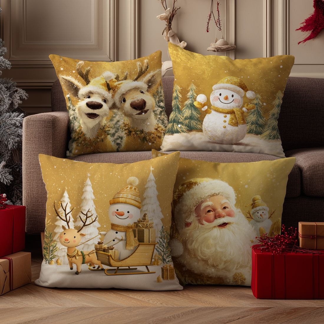 Świąteczne poszewki na poduszk – Home Textiles News recenzja i cena