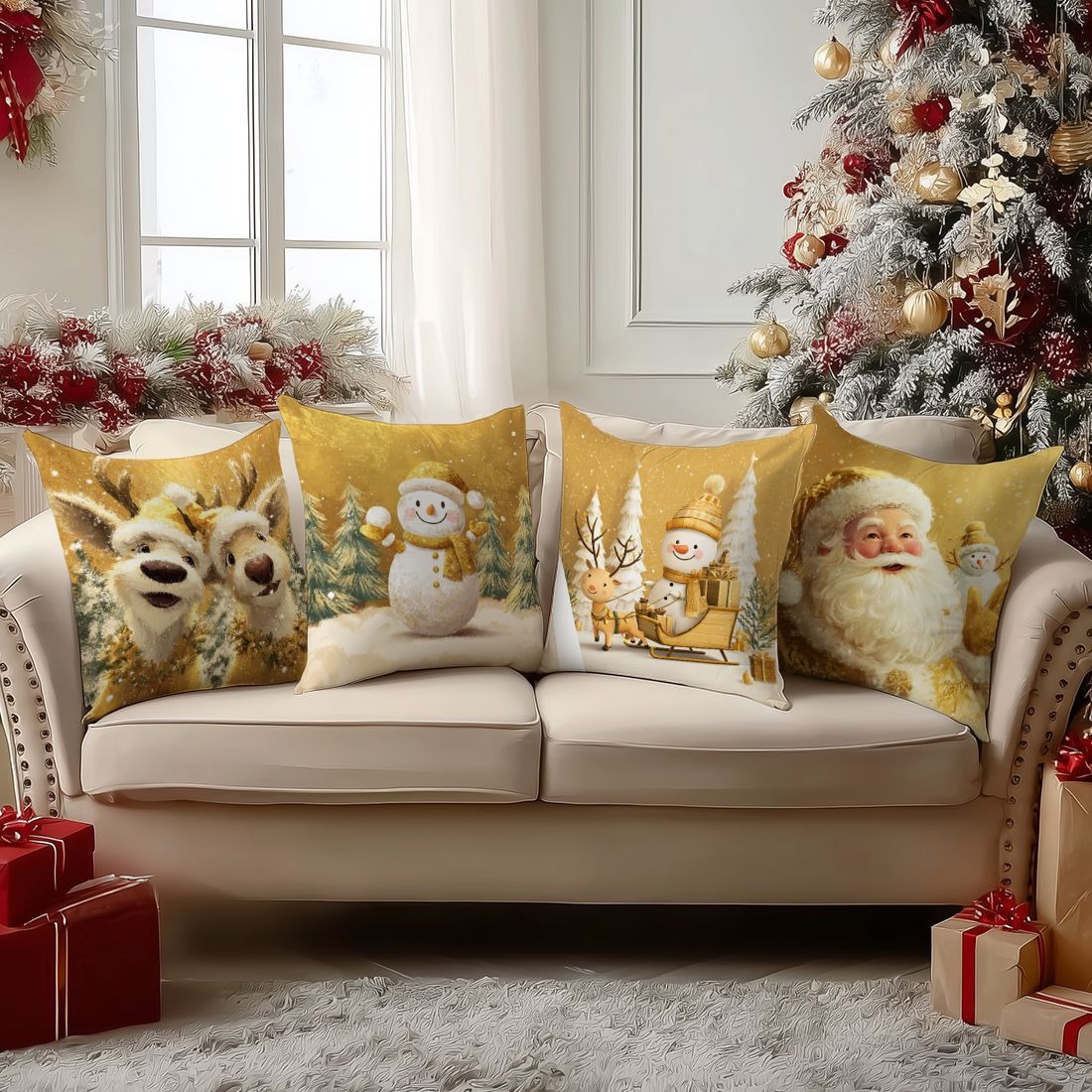 Świąteczne poszewki na poduszk – Home Textiles News recenzja i cena