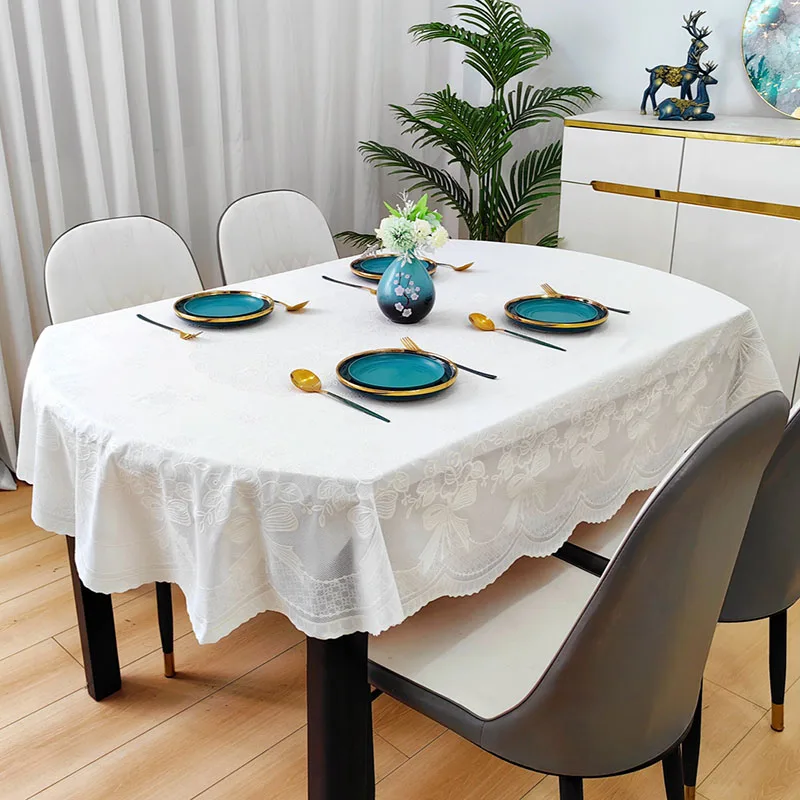 Nowy owalny wodoodporny obrus  – Home Textiles News recenzja i cena