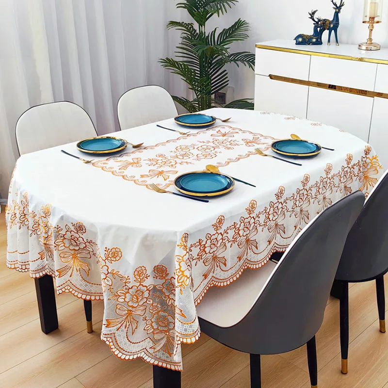 Nowy owalny wodoodporny obrus  – Home Textiles News recenzja i cena
