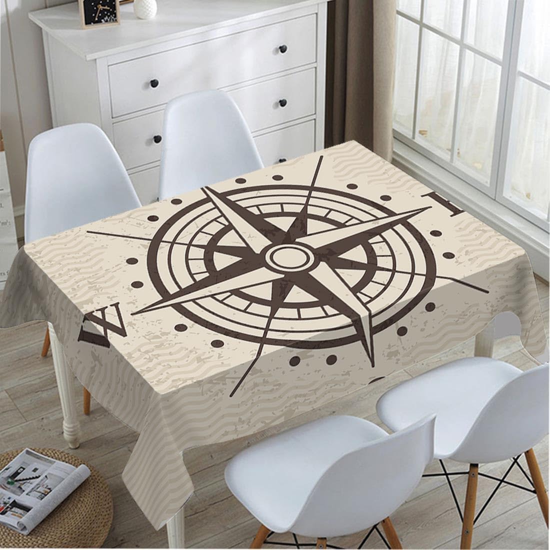Obrus Vintage z Mapą i Kompase – Home Textiles Direct recenzja i cena