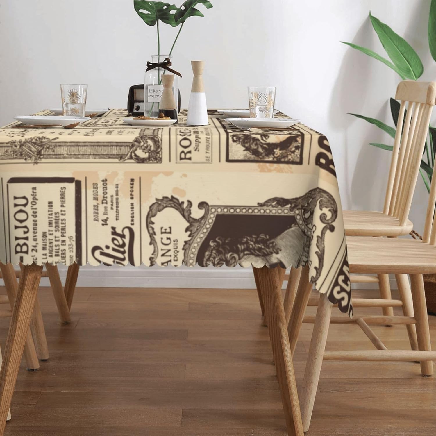 Obrus w stylu vintage z motywe – Home Textiles News recenzja i cena