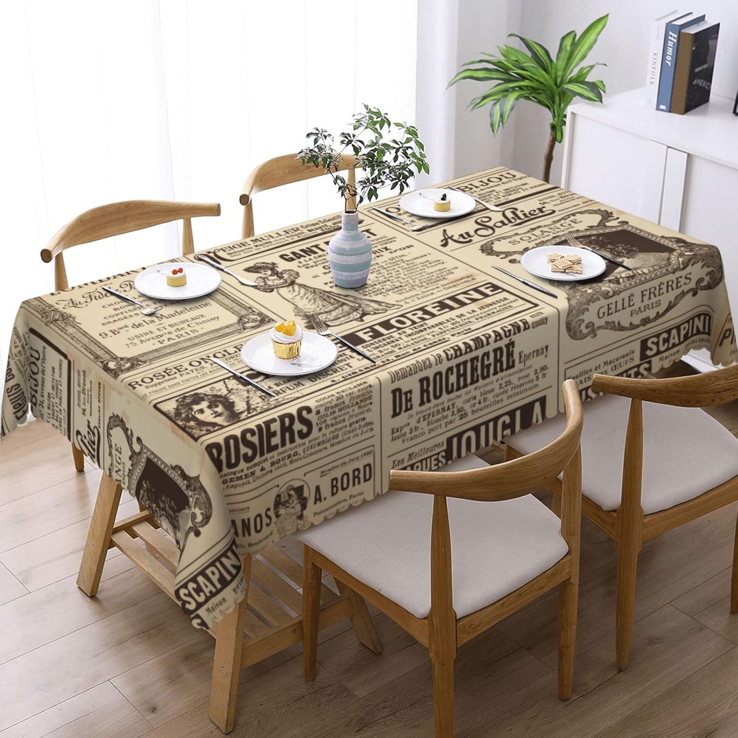 Obrus w stylu vintage z motywe – Home Textiles News recenzja i cena