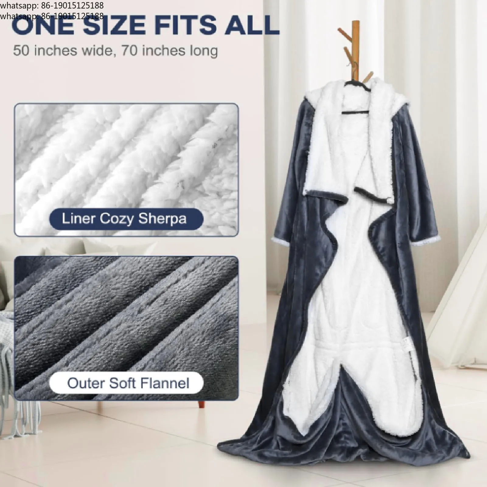 Ogrzewany koc z rękawami, kapt – Electric Blanket Heated recenzja i cena