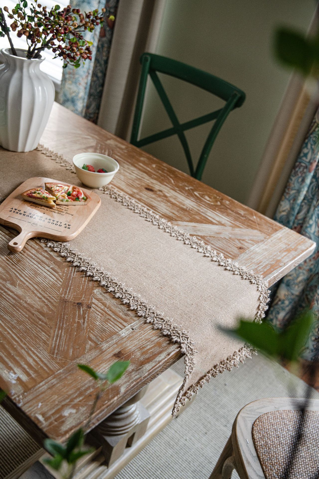 Nowy prosty koronkowy naturaln – Home Textiles News recenzja i cena