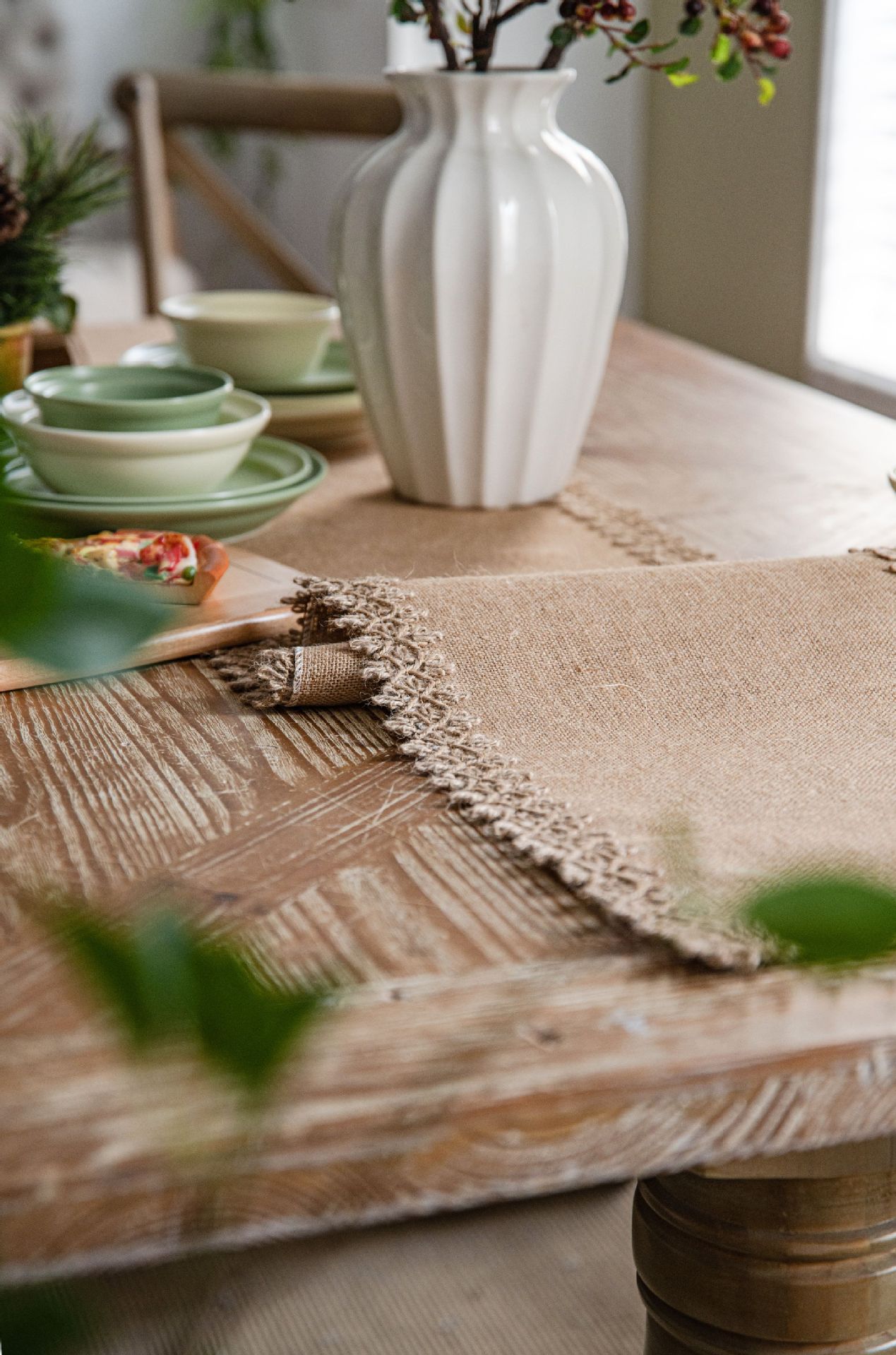 Nowy prosty koronkowy naturaln – Home Textiles News recenzja i cena